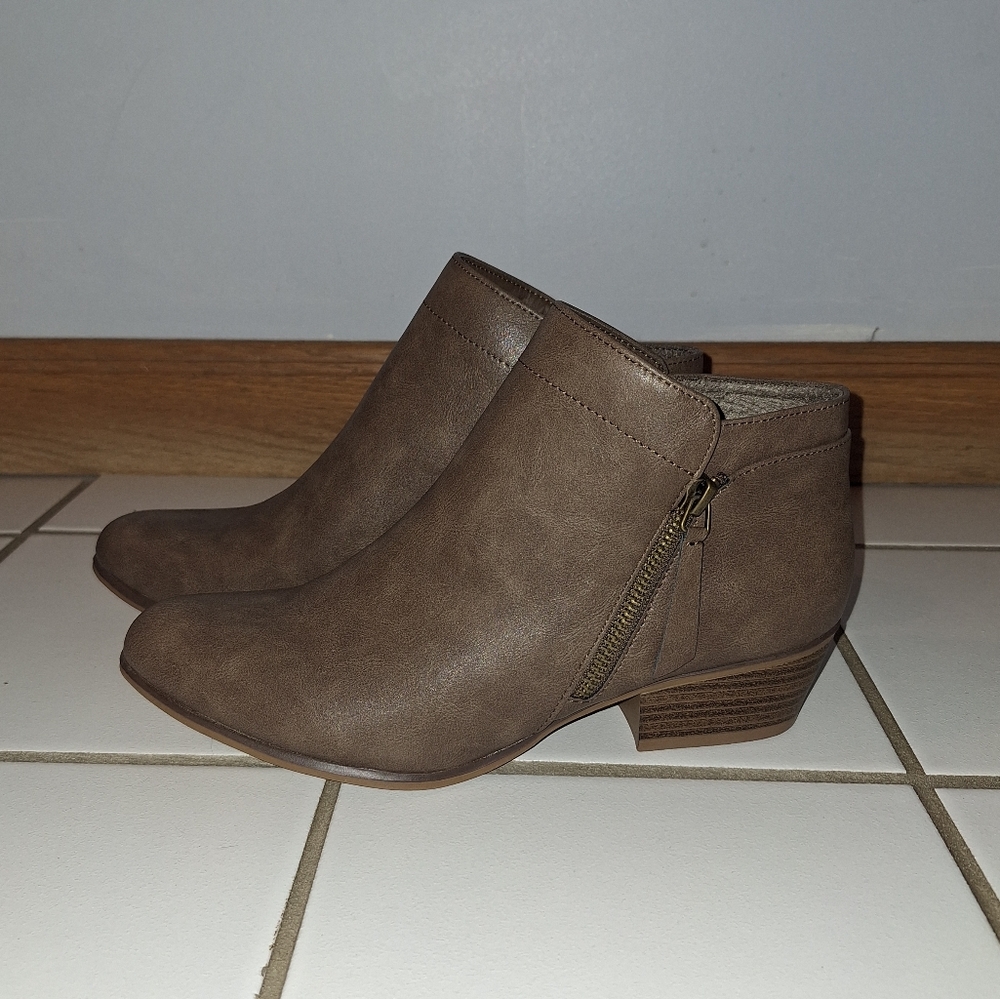 Brown Ankle Boots Unionbay New